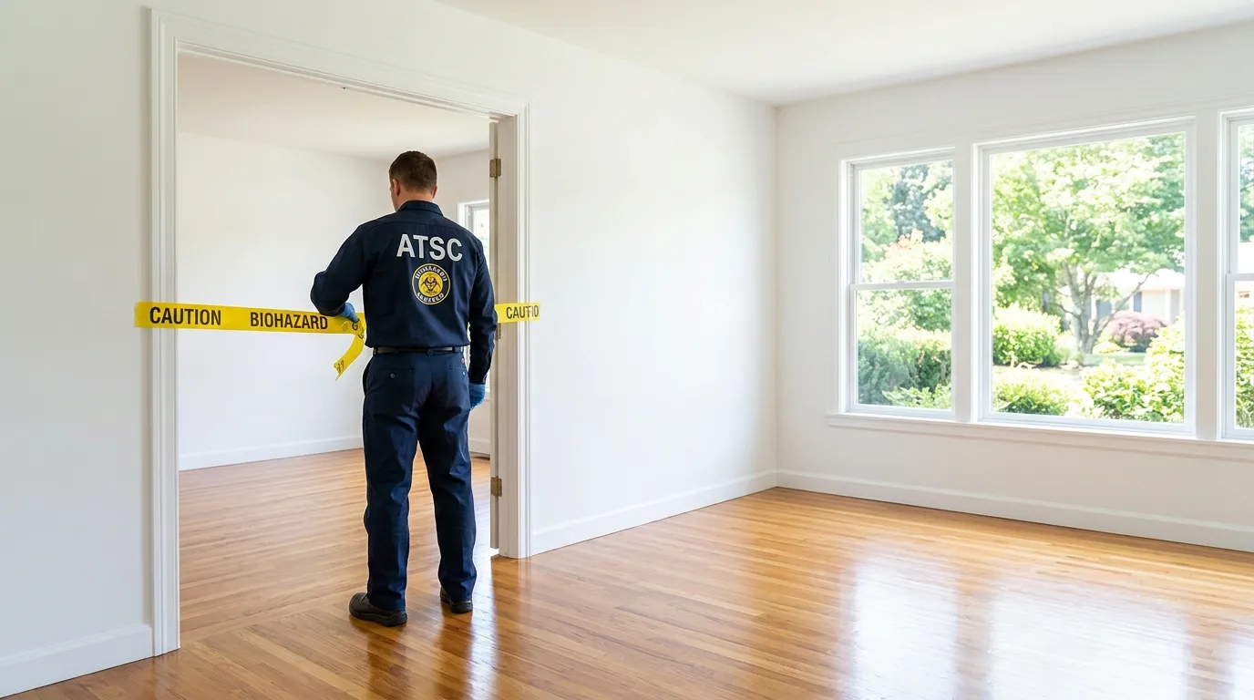 Certified biohazard cleanup crew performing Crime Scene Cleanup in Lauderdale-by-the-Sea