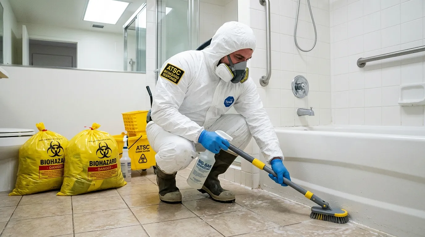 Decontamination equipment deployed for Blood Cleanup in Lauderdale-by-the-Sea